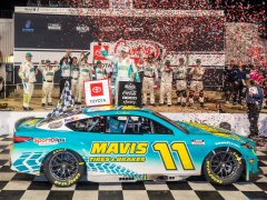 Preorder Denny Hamlin #11 Mavis Tires & Brakes Richmond Race Win 1/24 2024 Diecast ELITE HOTO