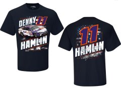 Preorder Denny Hamlin #11 Patriotic Adult 2-Spot T-Shirt 2024
