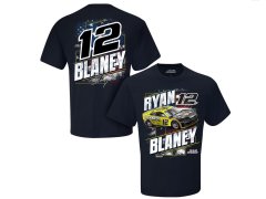 Preorder Ryan Blaney #12 Patriotic Adult 2-Spot T-Shirt 2024