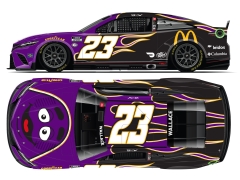 Preorder Bubba Wallace #23 McDonalds Grimace 1/24 2023 NASCAR Diecast Color Chrome HO