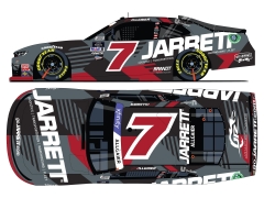 Preorder Justin Allgaier #7 Jarrett 1/24 2024 NASCAR Xfinity Diecast HO Autographed