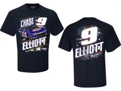 Preorder Chase Elliott #9 Patriotic Adult 2-Spot T-Shirt 2024