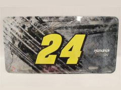 Jeff Gordon #24 Burnout NASCAR License Plate