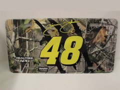 Jimmie Johnson #48 Realtree NASCAR License Plate